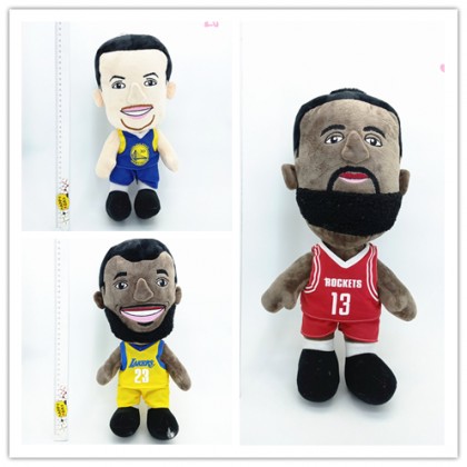 MBA Basketball Star SoftToys/PlushToys/KidsToys 25-35cm  Mba篮球明星娃娃玩具公仔25厘米-35厘米 